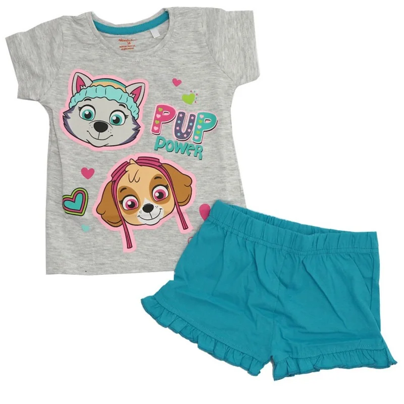 Paw Patrol Καλοκαιρινή Πιτζάμα Για κορίτσια (PAW 52 04 1382 Grey ) Paw Patrol Καλοκαιρινή Πιτζάμα Για κορίτσια (PAW 52 04 1382 Grey )