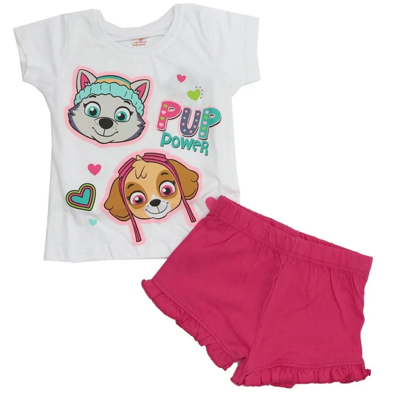 Paw Patrol Καλοκαιρινή Πιτζάμα Για κορίτσια (PAW 52 04 1382 White ) Paw Patrol Καλοκαιρινή Πιτζάμα Για κορίτσια (PAW 52 04 1382 White )