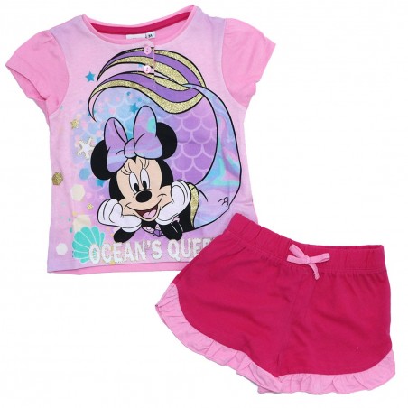 Disney Minnie Mouse Καλοκαιρινή Πιτζάμα Για Κορίτσια (EV2085) - Πιτζάμες Καλοκαιρινές