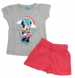 Disney Minnie Mouse Καλοκαιρινή Πιτζάμα Για Κορίτσια (DIS MF 52 04 5784 N Grey) - Πιτζάμες Καλοκαιρινές