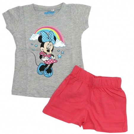 Disney Minnie Mouse Καλοκαιρινή Πιτζάμα Για Κορίτσια (DIS MF 52 04 5784 N Grey) - Πιτζάμες Καλοκαιρινές