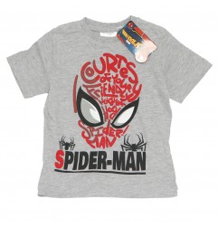 Marvel Spiderman παιδική Καλοκαιρινή πιτζάμα (UE2034 grey)