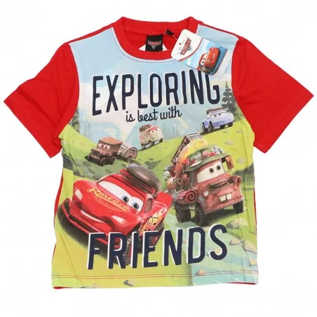 Disney Cars Καλοκαιρινή Πιτζάμα Για Αγόρια (UE2037 RED)