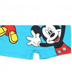 Βρεφικό Καλοκαιρινό Φορμάκι Disney Baby Mickey Mouse "Me Serious?" – Τυρκουάζ με Navy Λεπτομέρειες (100% Βαμβάκι) (UE0060) - ...
