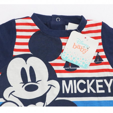 Disney Baby Mickey Mouse Βρεφικό Καλοκαιρινό φορμάκι (ET0145 NAVY)