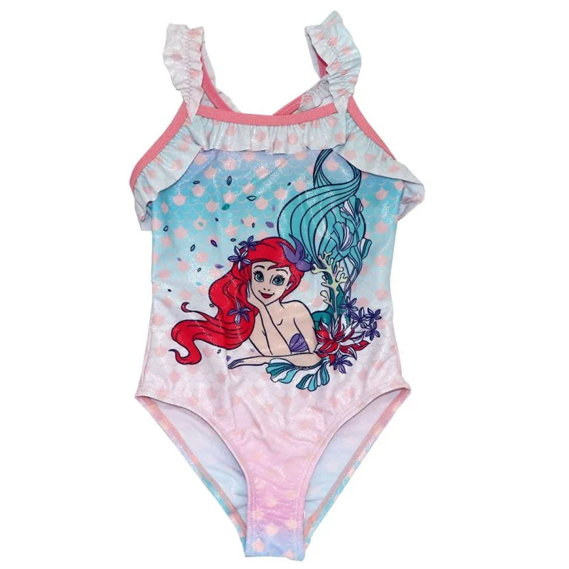 Disney Princess "Ariel η Μικρή Γοργόνα" Παιδικό Μαγιό ολόσωμο για κορίτσια (EV1935 pink)