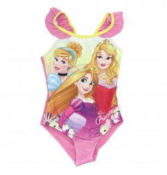 Disney Princess Παιδικό Μαγιό ολόσωμο για κορίτσια (ET1812 Pink) - Ολόσωμα μαγιό