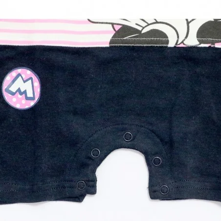 Disney Baby Minnie Mouse Βρεφικό Καλοκαιρινό Φορμάκι 100% Βαμβακερό - Ροζ Ριγέ/Μαύρο (DIS MF 51 05 8569 Black) Disney Baby Minnie Mouse Βρεφικό Καλοκαιρινό Φορμάκι 100% Βαμβακερό - Ροζ Ριγέ/Μαύρο (DIS MF 51 05 8569 Black)