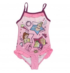 Disney Princess Παιδικό Μαγιό ολόσωμο για κορίτσια (ET1920 Pink) - Ολόσωμα μαγιό