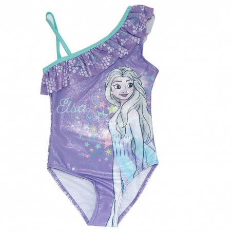 Disney Frozen Παιδικό Μαγιό ολόσωμο για κορίτσια (EV1800 purple) - Ολόσωμα μαγιό
