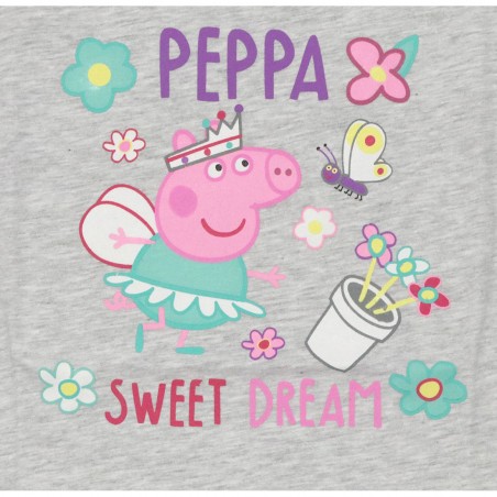 Peppa Pig Κοντομάνικο Νυχτικό Για Κορίτσια (PP 52 04 834 Grey)