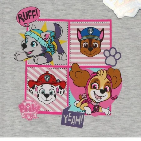 Paw Patrol Κοντομάνικο Νυχτικό Για Κορίτσια (PAW 52 04 1742 grey)