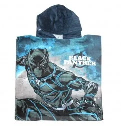 Marvel Avengers Black Panther Παιδικό Πόντσο θαλάσσης 50x100εκ. (SE1917) - Βαμβακερά Πόντσο