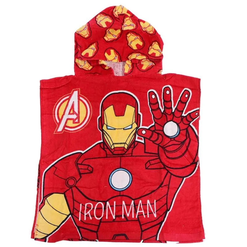 Marvel Avengers Ironman Παιδικό Πόντσο θαλάσσης 50x100εκ. (ER1956)
