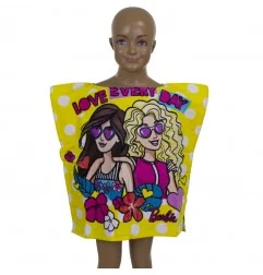 Barbie Παιδικό Πόντσο θαλάσσης 50x100εκ (QE1768) - Βαμβακερά Πόντσο