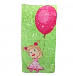 Masha And The Bear Παιδική βαμβακερή Πετσέτα θαλάσσης 70x140εκ. (Masza 042) - Πετσέτες Βαμβακερές