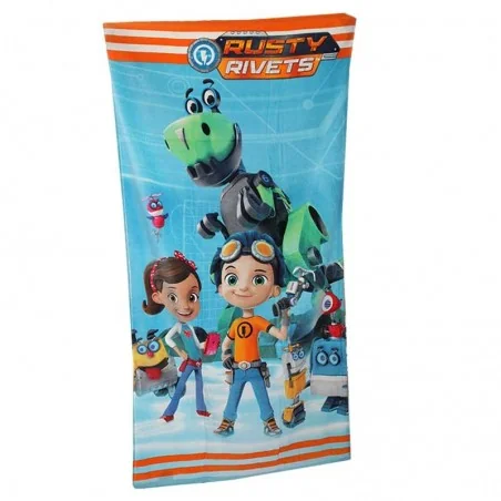 Rusty Rivets Παιδική Πετσέτα θαλάσσης 70x140εκ. (RR172001-R) - Πετσέτες Βαμβακερές