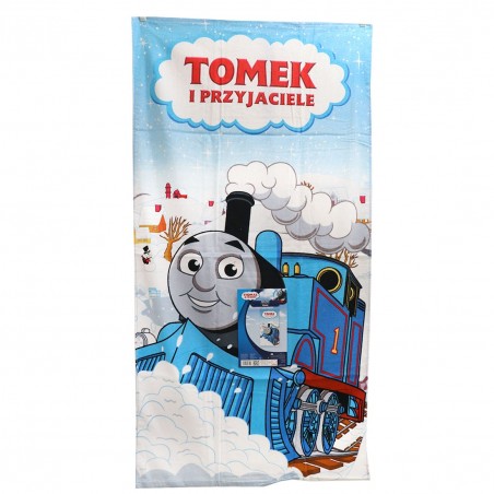 Thomas and Friends (Τόμας το Τρενάκι) Παιδική βαμβακερή Πετσέτα θαλάσσης 70x140εκ. (Tomek021) - Πετσέτες Βαμβακερές