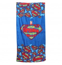 Superman Παιδική βαμβακερή Πετσέτα θαλάσσης 70x140εκ. (SUP163012) - Πετσέτες Βαμβακερές