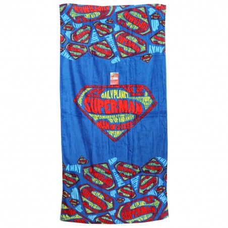 Superman Παιδική βαμβακερή Πετσέτα θαλάσσης 70x140εκ. (SUP163012) - Πετσέτες Βαμβακερές