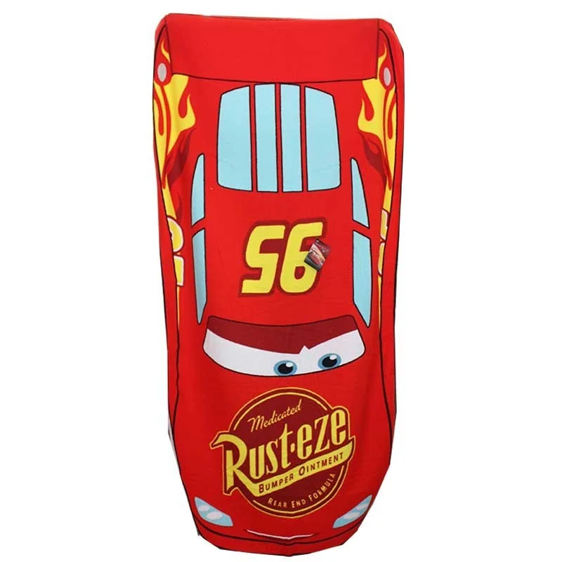 Disney Cars Παιδική Πετσέτα θαλάσσης σε σχήμα MCQueen 70x140εκ. (SE4219)