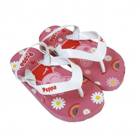 Peppa Pig Παιδικές Σαγιονάρες με λάστιχο (PP13457white) Peppa Pig Παιδικές Σαγιονάρες με λάστιχο (PP13457white)