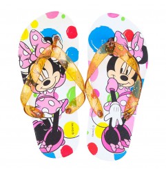 Disney Minnie Mouse Παιδικές Σαγιονάρες (WD15014 White) - Σαγιονάρες/ παντόφλες κορίτσι