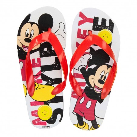 Disney Mickey Mouse Παιδικές Σαγιονάρες (WD15005 White) - Σαγιονάρες/ παντόφλες αγόρι