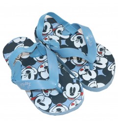 Disney Mickey Mouse Παιδικές Σαγιονάρες με λάστιχο (WD12945 Blue) - Σαγιονάρες/ παντόφλες αγόρι