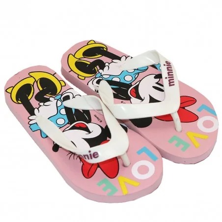 Disney Minnie Mouse Παιδικές Σαγιονάρες (WD13570 White) - Σαγιονάρες/ παντόφλες κορίτσι
