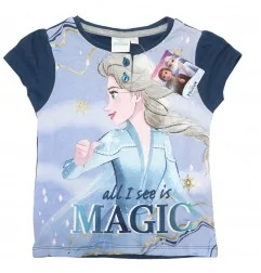 Disney Frozen Καλοκαιρινή Πιτζάμα Για Κορίτσια (EV2079 navy) - Πιτζάμες Καλοκαιρινές