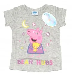 Peppa Pig Καλοκαιρινή Πιτζάμα Για κορίτσια (PP 52 04 828 Grey) - Πιτζάμες Καλοκαιρινές