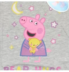 Peppa Pig Καλοκαιρινή Πιτζάμα Για κορίτσια (PP 52 04 828 Grey) - Πιτζάμες Καλοκαιρινές