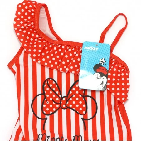 Disney Minnie Mouse Παιδικό Μαγιό ολόσωμο για κορίτσια (DIS MF 52 44 9400 Red)