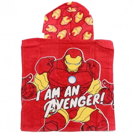 Marvel Avengers Ironman Παιδικό Πόντσο θαλάσσης 50x100εκ. (ER1956)