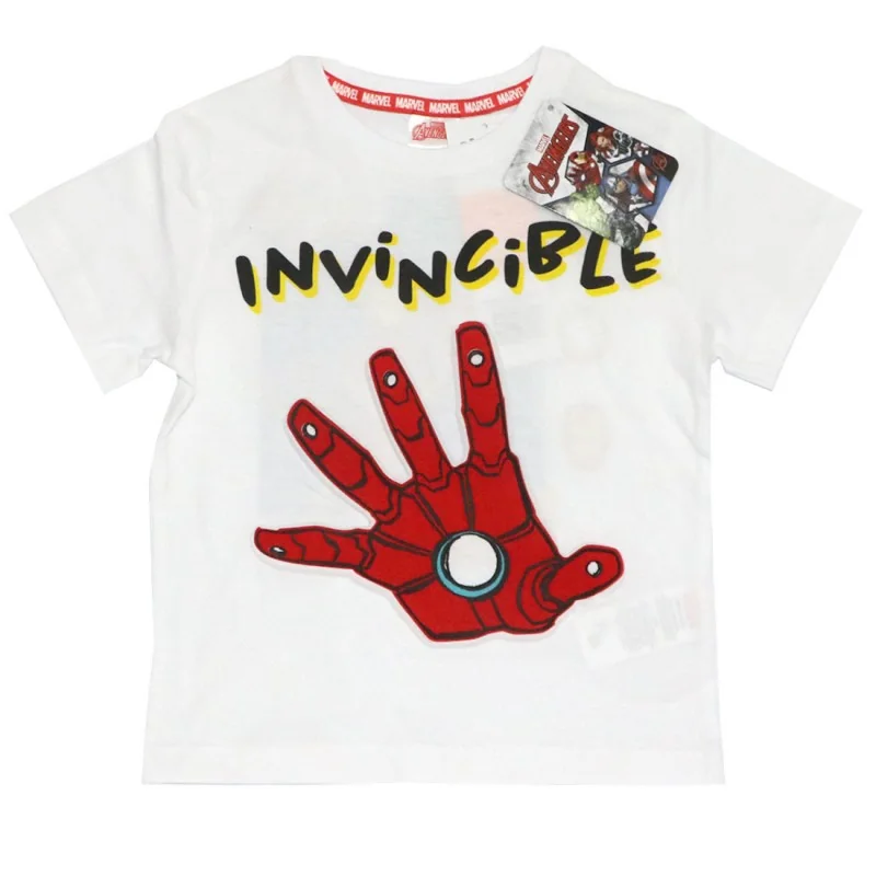 Marvel Avengers κοντομάνικο Μπλουζάκι αγόρια (WE1022 white) Marvel Avengers κοντομάνικο Μπλουζάκι αγόρια (WE1022 white)