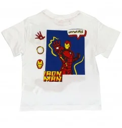 Marvel Avengers κοντομάνικο Μπλουζάκι αγόρια (WE1022 white)