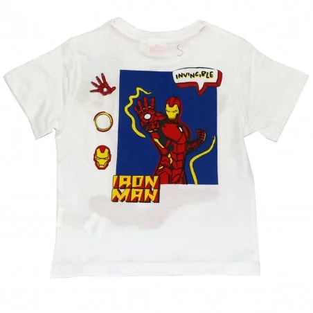 Marvel Avengers κοντομάνικο Μπλουζάκι αγόρια (WE1022 white) Marvel Avengers κοντομάνικο Μπλουζάκι αγόρια (WE1022 white)