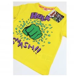 Marvel Avengers κοντομάνικο Μπλουζάκι αγόρια (WE1022 yellow) - Κοντομάνικα μπλουζάκια