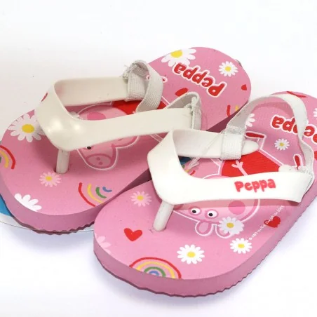 Peppa Pig Παιδικές Σαγιονάρες με λάστιχο (PP13457white) Peppa Pig Παιδικές Σαγιονάρες με λάστιχο (PP13457white)