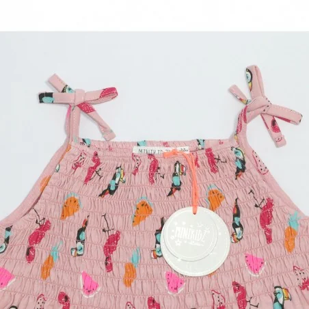 Mini Kidz Παιδικό καλοκαιρινό Φορεματάκι (15C411)