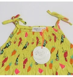 Mini Kidz Παιδικό καλοκαιρινό Φορεματάκι (15C411Yellow)