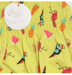 Mini Kidz Παιδικό καλοκαιρινό Φορεματάκι (15C411Yellow) - Φορέματα