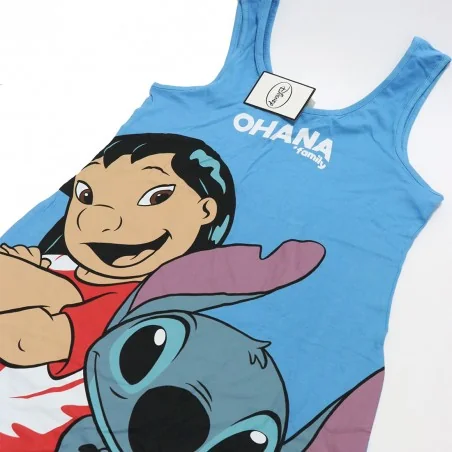 Disney Lilo & Stitch Γυναικείο Νυχτικό (EV3507 blue)