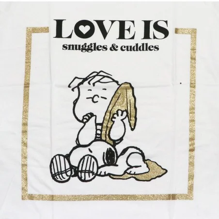 Snoopy βαμβακερό γυναικείο T-shirt- νυχτικό ύπνου (SN 53 04 486)