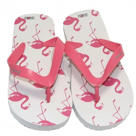 Σαγιονάρες για κορίτσια Flamingo (ZK50007 White) - Σαγιονάρες/ παντόφλες κορίτσι