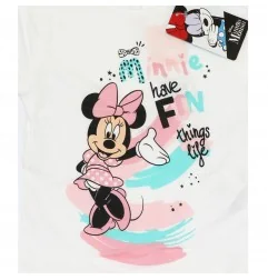 Disney Minnie Mouse παιδική καλοκαιρινή πιτζάμα (EV2012 White)