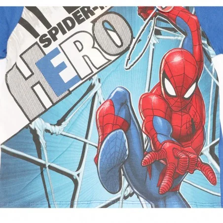 Marvel Spiderman παιδική Καλοκαιρινή πιτζάμα (UE2036 BLUE)