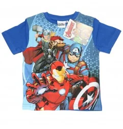 Marvel Avengers Καλοκαιρινή Πιτζάμα Για Αγόρια (AVE-2122-1762 Blue)