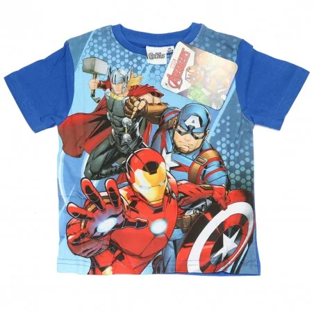 Marvel Avengers Καλοκαιρινή Πιτζάμα Για Αγόρια (AVE-2122-1762 Blue)